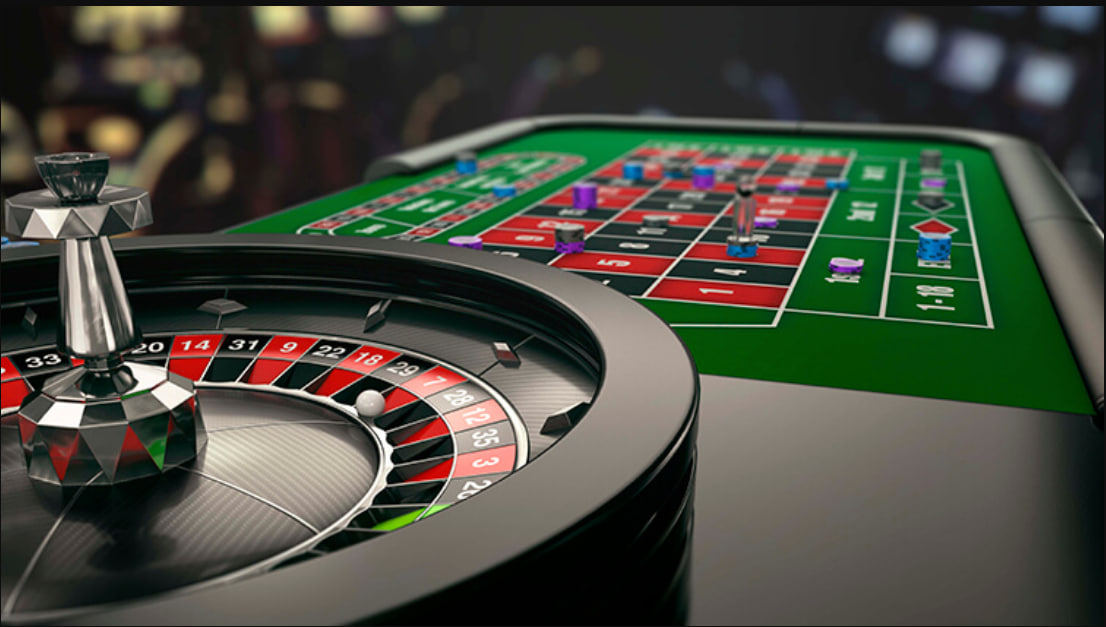 A vibrant shot of the casino floor or the Silver Creek Event Center at Four Winds.